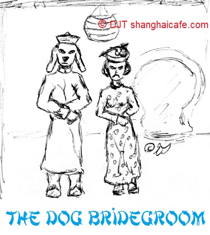 The dog bridegroom.